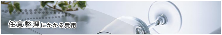 任意整理にかかる費用